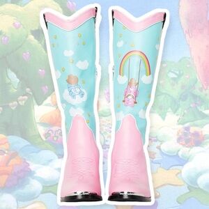 Care Bears 11 (10) 🌈 Rainbow Roundup Cowboy Western Boots Women